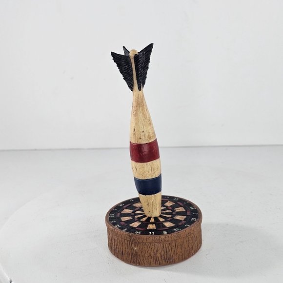 Russ Berrie Dart Board Resin Figurine Pen *Pen is out of ink* - Picture 3 of 8